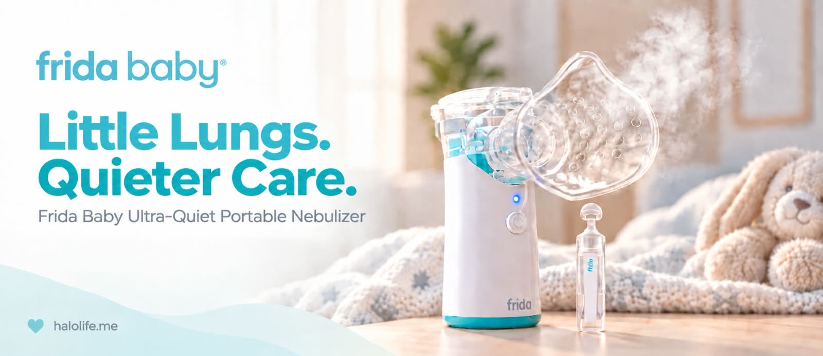 Frida Baby Ultra-Quiet Nebulizer: Easier Breathing Care for Little Ones