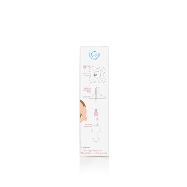 Frida Baby Medicine Pacifier, Medi Frida Baby Medicine Syringe & Accu-Dose Pacifier, Baby Medicine Dispenser for Mess & Fuss Free Use