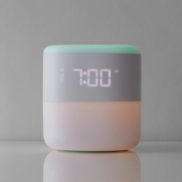 Frida Baby 3-in-1 Alarm Clock + Sound Machine + Nightlight | Wake Up Light Sunrise Alarm Clock, White Noise Soother, Sleep Trainer, Nursery + Toddler + Kids Bedroom (Bluetooth)