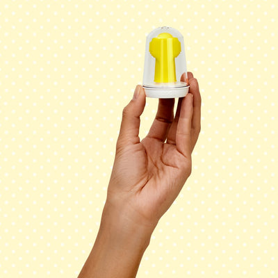 Frida Baby Baby's First Finger Toothbrush with Storage Case, 3 Months and Up - Yellow