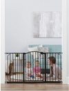 Regalo 58-Inch Extra Tall Arched Baby Gate – Walk-Thru Safety Gate with Bronze Finish, Pressure & Wall Mount, 4-Inch Extension, Secure & Stylish Protection