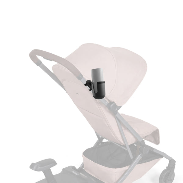Universal Twist Cup Holder for Pushchairs | Flexible Magnetic Mount | Fits 60–80 mm Diameter Bottles | Upright Angle Adjustment | Quick & Easy One-Hand Use | 10 × 8 × 8 cm