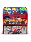 Spider-Man Multi-Bin Toy Organizer | 6 Storage Bins | Colorful Spider-Man Graphics | Reusable Stickers | GREENGUARD Gold Certified | Ideal for Kids | 80 x 30 x 58 CM