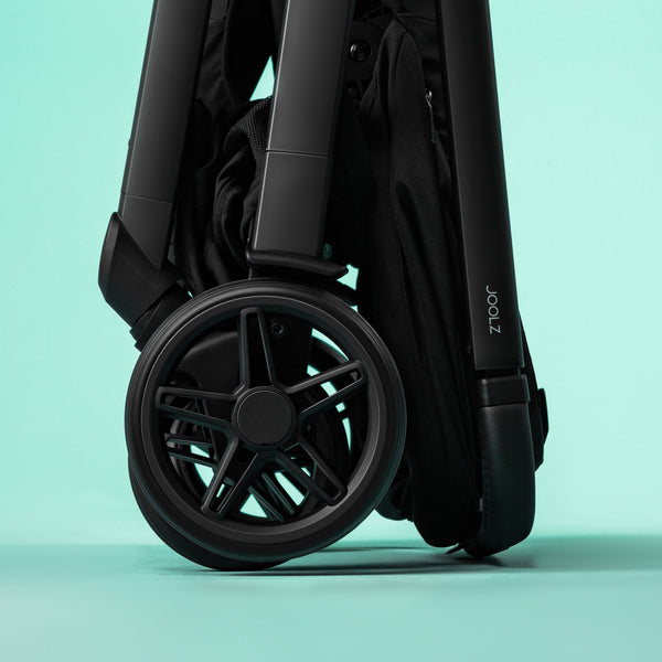 Joolz Hub² Compact Stroller | Lightweight, Urban-Friendly, One-Hand Fold, Reversible & Reclining Seat, All-Season Comfort, UPF 50+ Canopy, Smooth 4-Wheel Suspension, Space Black