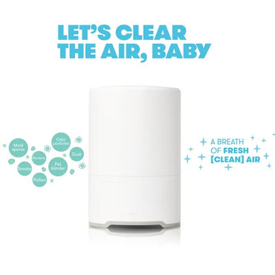 Fridababy 3-in-1 Sound Machine, Air Purifier + Nightlight with 3 Fan Speeds and Easy-Change Filter