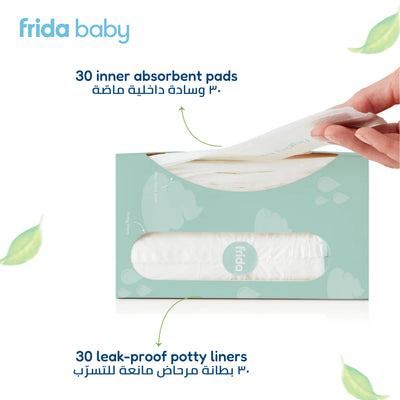 Potty Chair Liners 30 Count | Leak-Proof, Super-Absorbent Potty Bags for Easy Cleanup | Fits Most Toddler Potty Chairs | 20 x 11 x 9 CM