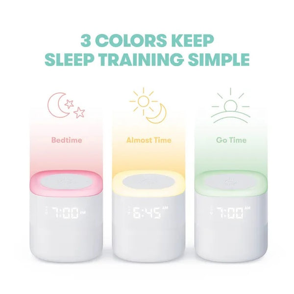 Frida Baby 3-in-1 Alarm Clock + Sound Machine + Nightlight | Wake Up Light Sunrise Alarm Clock, White Noise Soother, Sleep Trainer, Nursery + Toddler + Kids Bedroom (Bluetooth)
