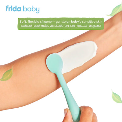 Silicone Diaper Cream Applicator | Hygienic Baby Rash Cream Spatula with Suction Base | Smooth Mess-Free Ointment Application | 22.2 x 3.2 CM