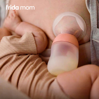 2-in-1 Manual Breast Pump with Hands-Free Silicone Suction Cup | Dual-Mode Wireless Milk Collector | Ergonomic Handle | SoftFeel Flange 24mm | 150ml BPA-Free Breastfeeding Pump