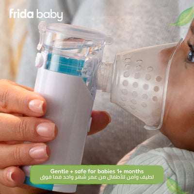 Portable Nebulizer for Babies & Kids | Ultra-Quiet Fine Mist Inhaler for Congestion, Cough & Cold Relief | Travel-Friendly Easy Use Design | 24.1 x 10.2 x 6.7 CM