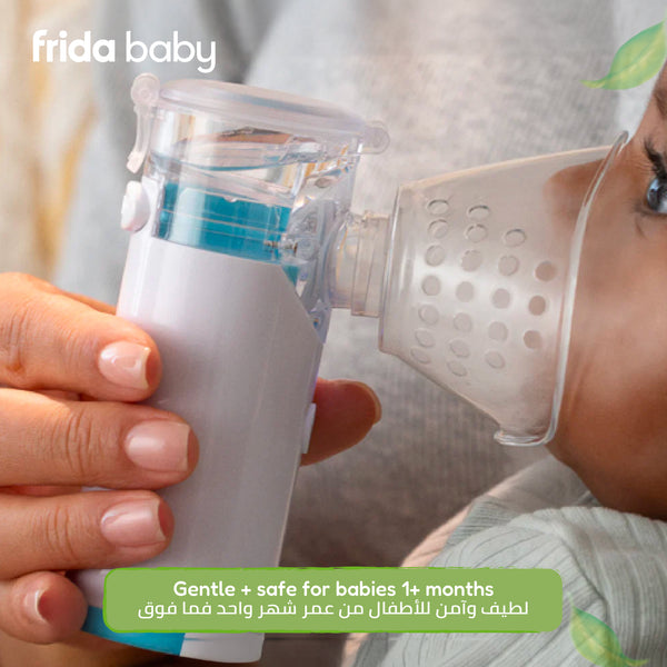Portable Nebulizer for Babies & Kids | Ultra-Quiet Fine Mist Inhaler for Congestion, Cough & Cold Relief | Travel-Friendly Easy Use Design | 24.1 x 10.2 x 6.7 CM