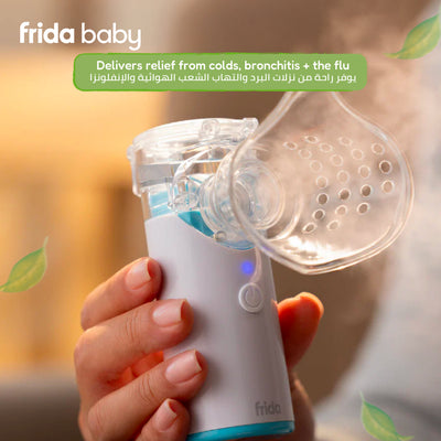 Portable Nebulizer for Babies & Kids | Ultra-Quiet Fine Mist Inhaler for Congestion, Cough & Cold Relief | Travel-Friendly Easy Use Design | 24.1 x 10.2 x 6.7 CM