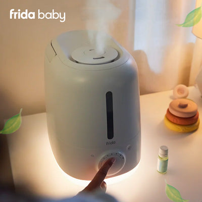 3-in-1 Cool Mist Humidifier | Diffuser + Night Light for Nursery & Bedroom | Top-Fill, Quiet Operation, Up to 60 Hours Runtime | 20 x 20 x 28 CM