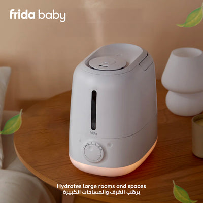 3-in-1 Cool Mist Humidifier | Diffuser + Night Light for Nursery & Bedroom | Top-Fill, Quiet Operation, Up to 60 Hours Runtime | 20 x 20 x 28 CM