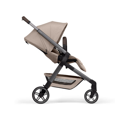 Joolz Hub² Compact Stroller | Lightweight, Urban-Friendly, One-Hand Fold, Reversible & Reclining Seat, All-Season Comfort, UPF 50+ Canopy, Smooth 4-Wheel Suspension, Sandy taupe