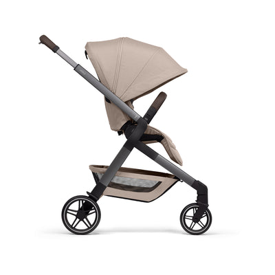 Joolz Hub² Compact Stroller | Lightweight, Urban-Friendly, One-Hand Fold, Reversible & Reclining Seat, All-Season Comfort, UPF 50+ Canopy, Smooth 4-Wheel Suspension, Sandy taupe