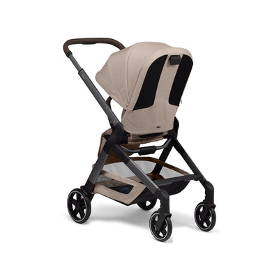 Joolz Hub² Compact Stroller | Lightweight, Urban-Friendly, One-Hand Fold, Reversible & Reclining Seat, All-Season Comfort, UPF 50+ Canopy, Smooth 4-Wheel Suspension, Sandy taupe