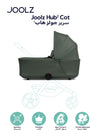 Joolz Hub² Carrycot for Stroller | Lightweight & Foldable Baby Bassinet | Breathable Mattress & Ventilated Sun Hood | Newborn Comfort 0-6 Months | Forest Green | Travel-Friendly