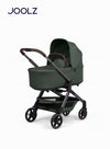 Joolz Hub² Carrycot for Stroller | Lightweight & Foldable Baby Bassinet | Breathable Mattress & Ventilated Sun Hood | Newborn Comfort 0-6 Months | Forest Green | Travel-Friendly