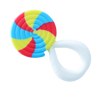 Novelty Baby Pacifier Lollipop Sucker Design | 100% Food-Grade Silicone Soother | BPA-Free One-Piece Funny Dummy for Newborns Infants | Cute Photo Prop Gift | 0-6 Months | (Lollipop Design)