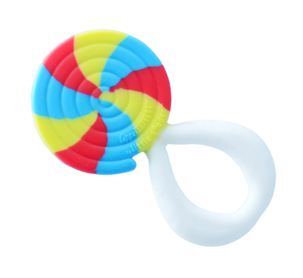Novelty Baby Pacifier Lollipop Sucker Design | 100% Food-Grade Silicone Soother | BPA-Free One-Piece Funny Dummy for Newborns Infants | Cute Photo Prop Gift | 0-6 Months | (Lollipop Design)