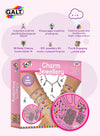 DIY Charm Jewellery Kit for Girls | 18 Metal Charms | Colorful Beads & Bracelets | Fun Craft Set | Ages 8+ | 23 x 5 x 23.01 CM | Jewellery Making Gift Set