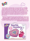 Sparkle Jewellery Box Craft Kit for Girls | 450 Stick-On Gems | DIY Storage Gift Set | Creative Jewelry Making Activity | Size 25 x 21 x 5 cm | Ages 6+