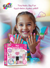 Nail Art Kit for Kids | 8 Polishes 2 Pens Stickers & More | Safe DIY Beauty Set | Perfect for Parties & Sleepovers | Fun Fashion Toy | 23.1 x 5.1 x 23.1 cm