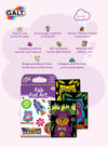 Foil Art Craft Kit for Kids | Create 8 Sparkly Pictures | 25 Colorful Foil Sheets | DIY Glitter Sticker Set | Picture Size 18 x 12.5 cm | Ages 6+ | 16 x 4 x 27 cm
