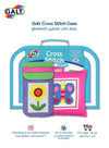 Cross Stitch Case for Kids | 5 Colorful Projects | All-in-One Arts & Crafts Kit | DIY Needlework Fun | Includes Accessories | Ages 7+ | 15.1 x 5 x 19.98 CM