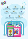 Cross Stitch Case for Kids | 5 Colorful Projects | All-in-One Arts & Crafts Kit | DIY Needlework Fun | Includes Accessories | Ages 7+ | 15.1 x 5 x 19.98 CM