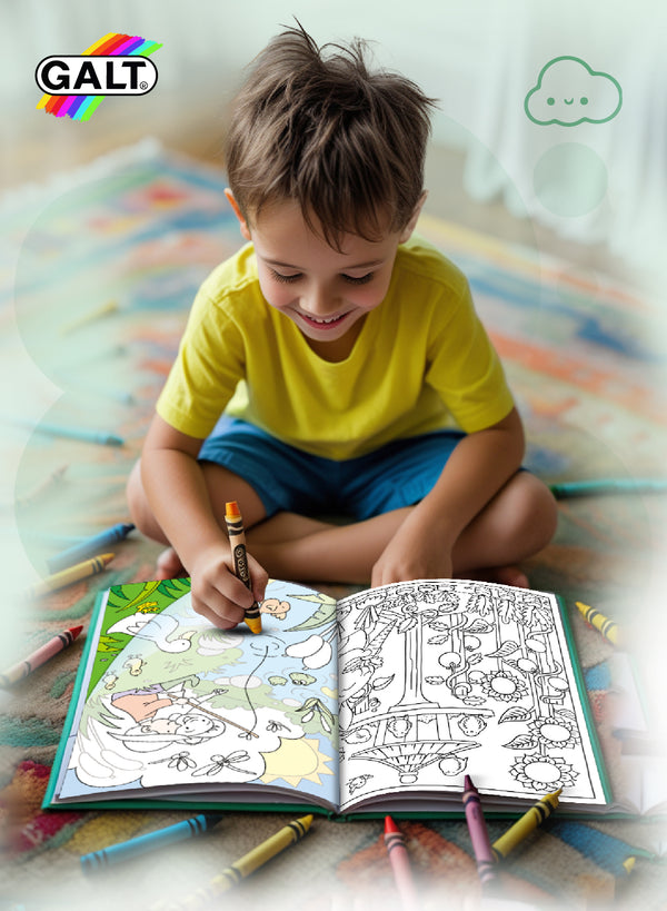Tracing & Colouring Book | Fun & Educational Activity | 12 Traceable Images | Stimulates Creativity | For Kids 5 & Up | Ideal for Early Learning | Dimensions: 21 x 29.7 cm
