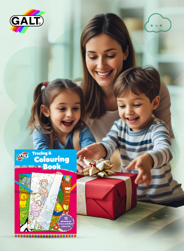 Tracing & Colouring Book | Fun & Educational Activity | 12 Traceable Images | Stimulates Creativity | For Kids 5 & Up | Ideal for Early Learning | Dimensions: 21 x 29.7 cm