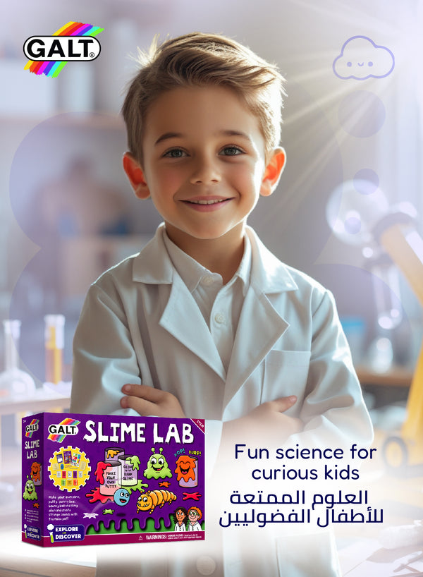Slime Lab Science Kit for Kids | Glow Putty | Gummy Bugs | Noise Pot | STEM Learning Fun | 30.98 x 7 x 21.99cm
