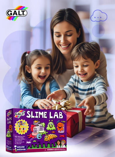 Slime Lab Science Kit for Kids | Glow Putty | Gummy Bugs | Noise Pot | STEM Learning Fun | 30.98 x 7 x 21.99cm