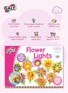 DIY Flower Lights Craft Kit for Kids | Create 10 LED Floral Lights | Art & Activity Pack with Mini Pens | Room Décor Project | 27.99 x 5 x 19.98 cm | Ages 7+