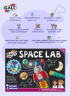Space Lab STEM Science Kit | Glow-in-the-Dark Constellation Models | Build Telescope & Rocket | 12 Fun Experiments | Includes Lab Book | 31x7x22 CM | Ages 6+