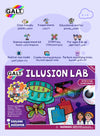 Illusion Lab Science Kit | Optical Illusions | 9 Fun Experiments | 3D Images | Periscope, Zoetrope, Eye Model | Develop Science Skills | 6+ Years | Dimensions: 30x25x10 CM