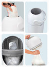 MAGIC - HEKA L Diaper Pail | Odorless &amp; Telescopic | 45 Diaper Capacity | 2nd Life Concept: Converts to Potty Trainer, Kitchen Waste Bin, or Toilet Lid | Free Roll of 15 Bags - Lichen
