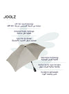 Universal Baby Stroller Parasol UPF50+ Sun Protection | Adjustable Flexible Arm Clip-On Umbrella | Sandy Taupe | Fits Multiple Strollers | Lightweight Shade 30 CM - Sandy Taupe