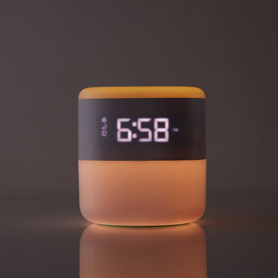 Frida Baby 3-in-1 Alarm Clock + Sound Machine + Nightlight | Wake Up Light Sunrise Alarm Clock, White Noise Soother, Sleep Trainer, Nursery + Toddler + Kids Bedroom (Bluetooth)
