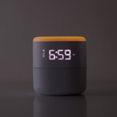 Frida Baby 3-in-1 Alarm Clock + Sound Machine + Nightlight | Wake Up Light Sunrise Alarm Clock, White Noise Soother, Sleep Trainer, Nursery + Toddler + Kids Bedroom (Bluetooth)