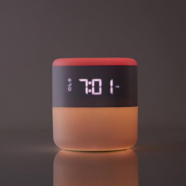 Frida Baby 3-in-1 Alarm Clock + Sound Machine + Nightlight | Wake Up Light Sunrise Alarm Clock, White Noise Soother, Sleep Trainer, Nursery + Toddler + Kids Bedroom (Bluetooth)