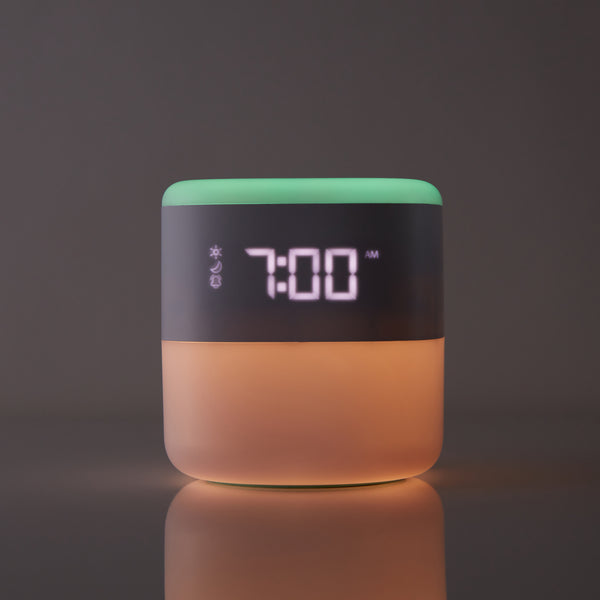 Frida Baby 3-in-1 Alarm Clock + Sound Machine + Nightlight | Wake Up Light Sunrise Alarm Clock, White Noise Soother, Sleep Trainer, Nursery + Toddler + Kids Bedroom (Bluetooth)