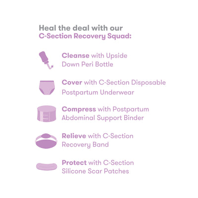 Frida Mom C-Section Recovery Band | Post-Op Incision Protector | Targeted Hot + Cold Therapy