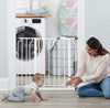 Regalo Extra Wide Safety Gate  – Adjustable Baby & Pet Gate with Walk-Through Door, Pressure Mount & Hardware, Secure for Stairs, Hallways & Doorways