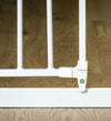 Regalo Extra Wide Safety Gate  – Adjustable Baby & Pet Gate with Walk-Through Door, Pressure Mount & Hardware, Secure for Stairs, Hallways & Doorways