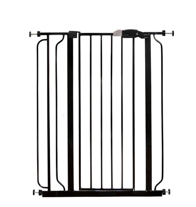 Regalo Easy Step Walk Thru Baby Gate BLACK – Extra Tall, Secure & Adjustable Safety Gate for Doorways & Stairs – Fits Openings 29-36.5 Inches, 36 Inch Height