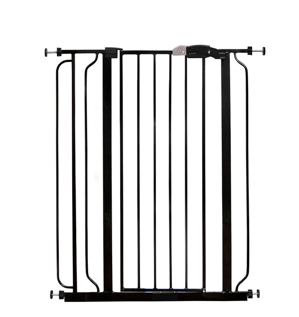 Regalo Easy Step Walk Thru Baby Gate BLACK – Extra Tall, Secure & Adjustable Safety Gate for Doorways & Stairs – Fits Openings 29-36.5 Inches, 36 Inch Height