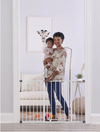 Regalo Baby Easy Open Safety Gate | Extra-Wide Expandable Gate 29”-47” | Pressure-Mounted for Doorways & Stairs | Secure & Convenient Walk-Through Design